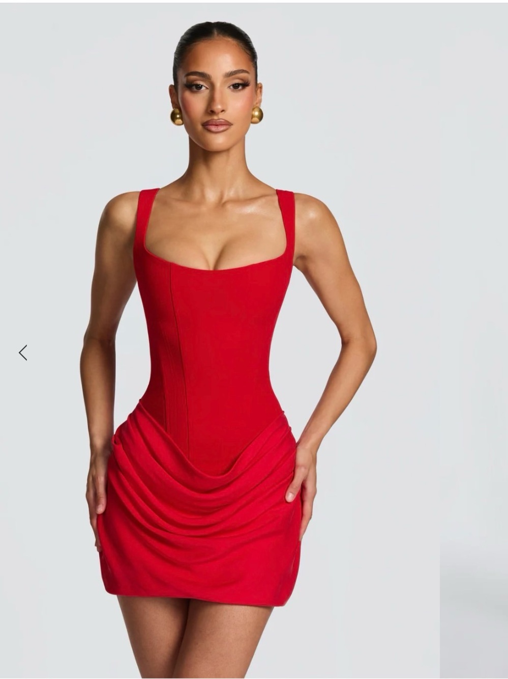 CORNELIA MINI DRESS - RED